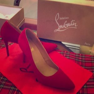 Faux Christian Louboutin shoes, size 8